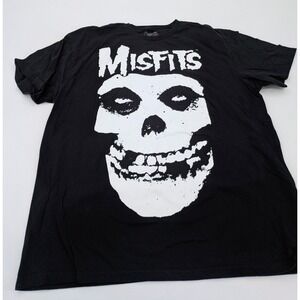 Misfits Band Shirt Mens XL Black Classic Crimson Ghost Fiend Skull Punk Rock Tee